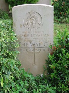 TRINCOMALEE WAR CEMETERY - LONAPPAN, INASSU